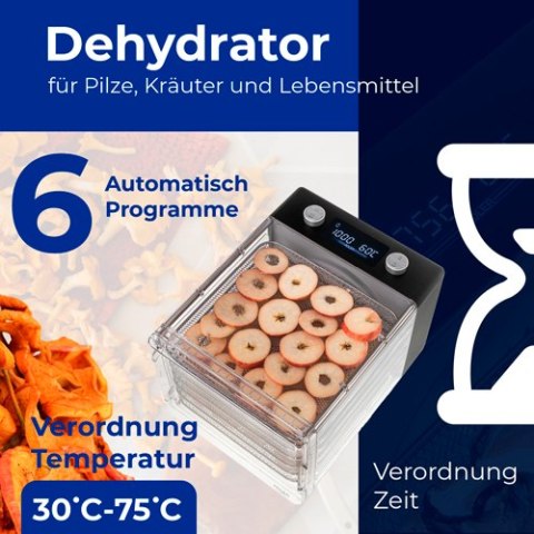 Adler Suszarka do grzybów, ziół i żywności - dehydrator Adler Suszarka do grzybów, ziół i żywności - dehydrator