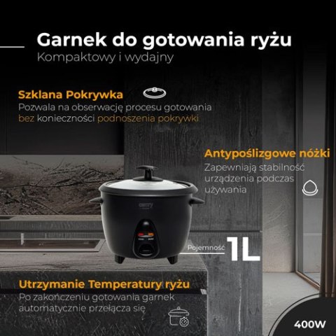 Camry Garnek do gotowania ryżu - 1,0 L