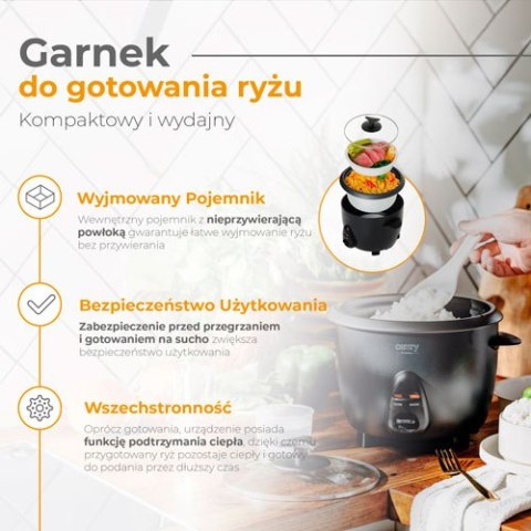 Camry Garnek do gotowania ryżu - 1,0 L