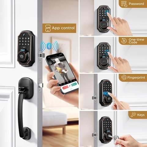 Inteligentny zamek do drzwi z klamką ARPHA D289H Inteligentny zamek do drzwi z klamką ARPHA D289H