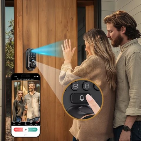 Inteligentny zamek do drzwi z klamką ARPHA D289H Inteligentny zamek do drzwi z klamką ARPHA D289H