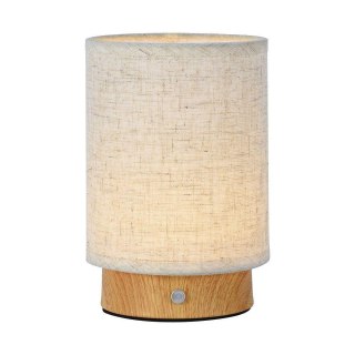 Lampka Biurkowa Nocna V-TAC 3W LED Ładowanie Ściemnianie Drewno VT-7569 3000K 110lm