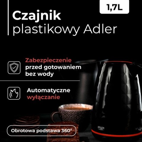 Adler Czajnik plastikowy 1,7 L