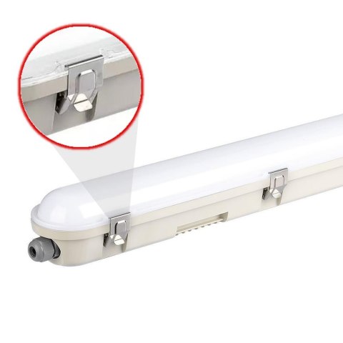 Oprawa Hermetyczna LED V-TAC SAMSUNG CHIP M-SERIES 48W 150cm 120Lm/W ML SS Clip VT-150148-M-N 6400K 5760lm 3 Lata Gwarancji