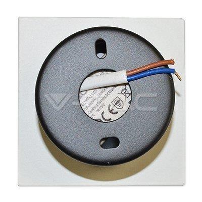 Oprawa Schodowa 3W LED V-TAC Kwadrat Biały 230V VT-1109 3000K 270lm Oprawa Schodowa 3W LED V-TAC Kwadrat Biały 230V VT-1109 3000K 270lm