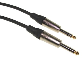 Kabel jack 6,3 stereo- jack 6,3 stereo 10,0m Digit