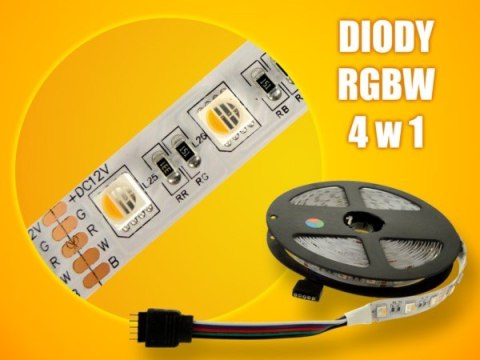 Taśma LED Premium 5050 RGBWW 5m/300diod 24V IP20 Taśma LED Premium 5050 RGBWW 5m/300diod 24V IP20