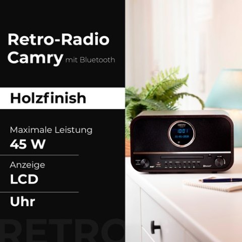 Camry Retro Radio z Bluetooth