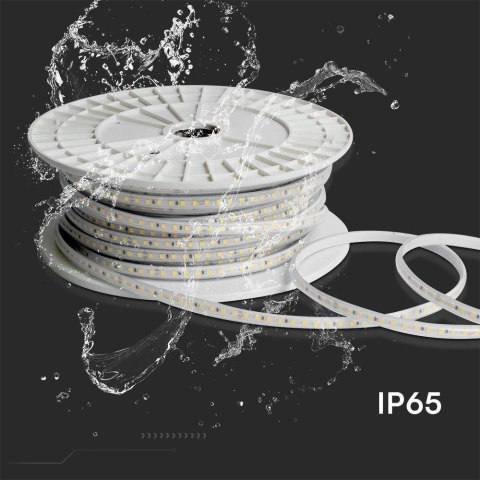 Taśma LED 230V V-TAC RĘKAW IP65 120LED/m 10,5W/m Rolka 50mb VT-2835 121-50M 4000K 1000lm Taśma LED 230V V-TAC RĘKAW IP65 120LED/m 10,5W/m Rolka 50mb VT-2835 121-50M 4000K 1000lm
