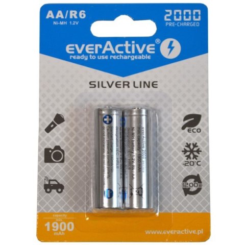Bateria akumulator R6 everActive 2000 mAh 2szt/bli Bateria akumulator R6 everActive 2000 mAh 2szt/bli
