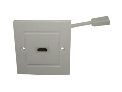 Gniazdo 1*HDMI podtynkowe na kablu typ europejski Gniazdo 1*HDMI podtynkowe na kablu typ europejski