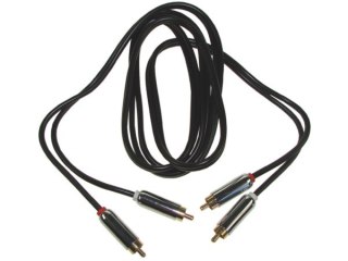Kabel 2*RCA Metal HQ 2,5m Blister --