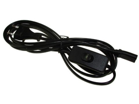 Kabel zasilający AC z wyłącznikiem 3m Kabel zasilający AC z wyłącznikiem 3m