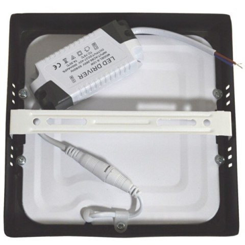 Panel led Gerry 12W 230V 4000K czarny Panel led Gerry 12W 230V 4000K czarny