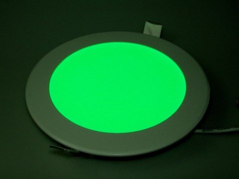 Panel led okragły Round 12W 230V zielony Panel led okragły Round 12W 230V zielony