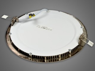 Panel led okragły Round 18W 230V srebrny WW