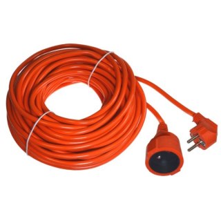 Przedłużacz 1 gniazdo 20m pomarańczowy 2x1,5mm --