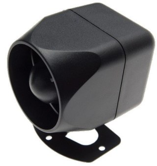 Syrena alarmowa 1-tonowa 12V X2 20W