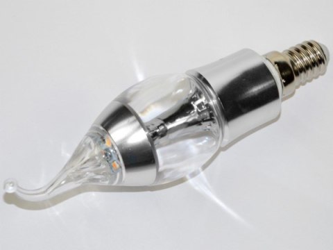 Żarówka LED Iddi S E14 4,6W WW srebrna- Żarówka LED Iddi S E14 4,6W WW srebrna-