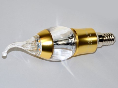 Żarówka LED Iddi S E14 4,6W WW złota- Żarówka LED Iddi S E14 4,6W WW złota-