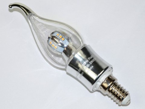 Żarówka LED Imbert S E14 4W WW srebrna- Żarówka LED Imbert S E14 4W WW srebrna-