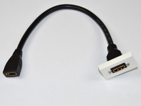 Adapter Mosaic 22.5x45 Gniazdo HDMI v1,4 3D na kab