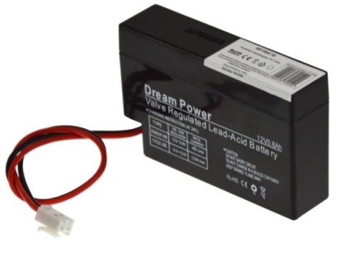 Akumulator bezobsługowy 12V 0,8Ah Akumulator bezobsługowy 12V 0,8Ah