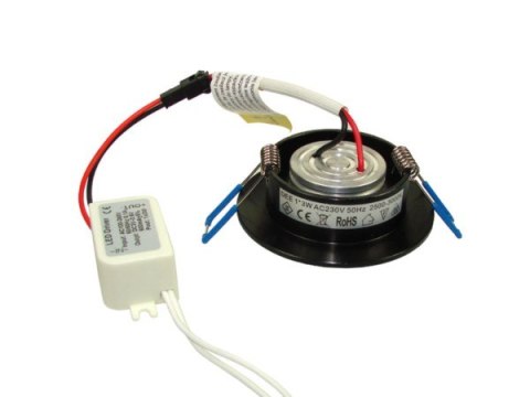 Downlight LED Power DEE 1*3W biały ciepły Downlight LED Power DEE 1*3W biały ciepły