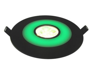 Downlight UANG green 3*1W biały ciepły,czarny