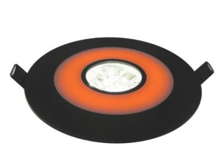 Downlight UANG red 3*1W biały dzienny,czarny