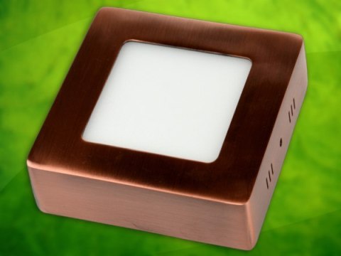 Panel led Rektus 6W 230V mosiądz DW