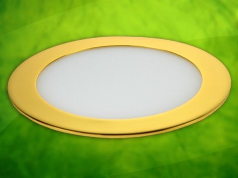 Panel led okragły Round 12W 230V złoty DW Panel led okragły Round 12W 230V złoty DW