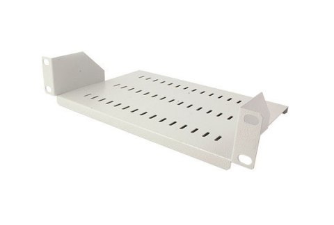 Półka stała 10" 1U głębokość 150mm szara RAL7035 Półka stała 10" 1U głębokość 150mm szara RAL7035