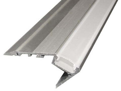 Profil LED schodowy A 1,2m srebrny klosz frosted Profil LED schodowy A 1,2m srebrny klosz frosted