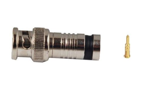 Wtyk BNC kompresowany na RG6 op/10 Wtyk BNC kompresowany na RG6 op/10