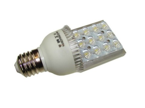 Żarówka uliczna LED E40 1 sekcje III 12W CW
