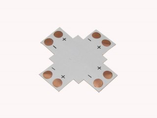 Złączka led 8mm czterostrona 3528 op/10