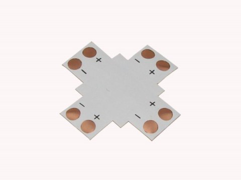 Złączka led 8mm czterostrona 3528 op/10