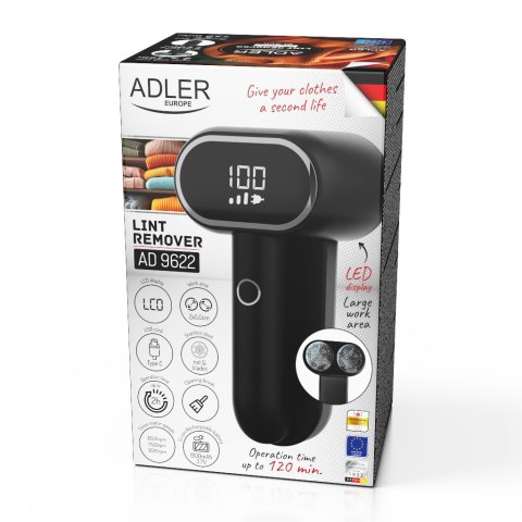 Adler Golarka do tkanin z wyświetlaczem LCD