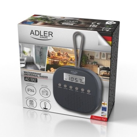 Adler Radio FM wodoodporne - IPX4