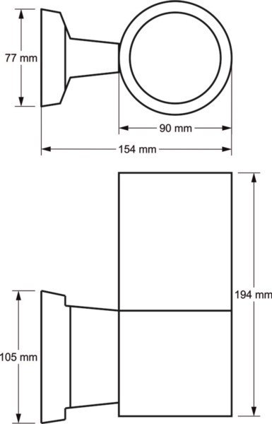 Oprawa elewacyjna Kiltor 1x GU10 szary Oprawa elewacyjna Kiltor 1x GU10 szary