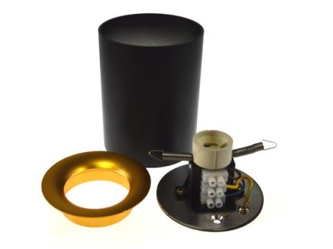 Oprawa sufitowa Cyro Gold+Black stała okrągła alum Oprawa sufitowa Cyro Gold+Black stała okrągła alum