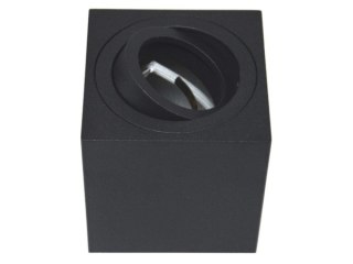 Oprawa sufitowa Febe Black ruchoma kwadrat alumini