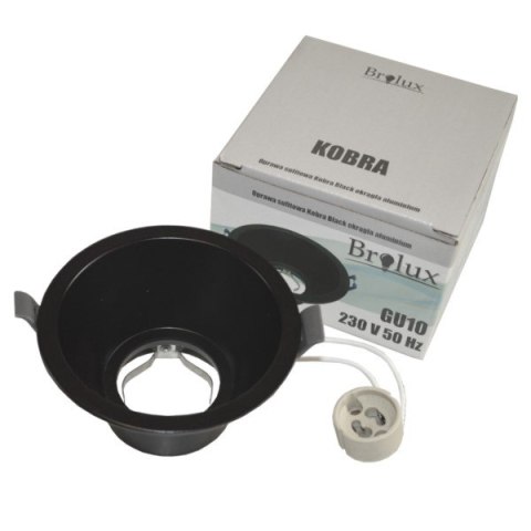 Oprawa sufitowa Kobra Black okrągła aluminium Oprawa sufitowa Kobra Black okrągła aluminium