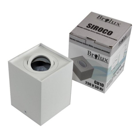 Oprawa sufitowa Siroco White ruchoma prostokąt alu Oprawa sufitowa Siroco White ruchoma prostokąt alu