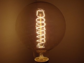 Żarówka węglowa Selred G125 60W E27 round shape