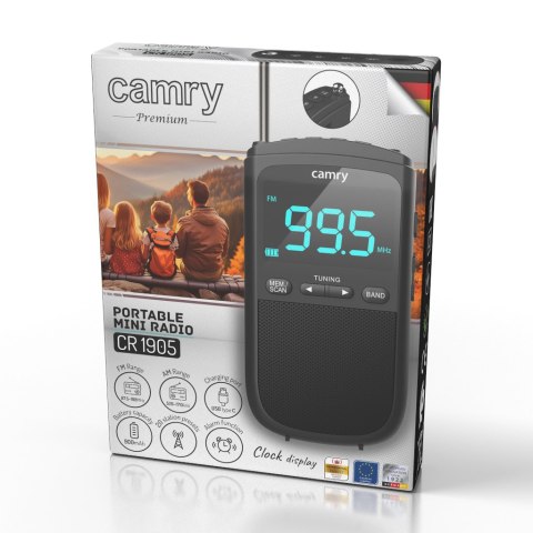 Camry Radio przenośne FM/AM - USB - Mini Radio