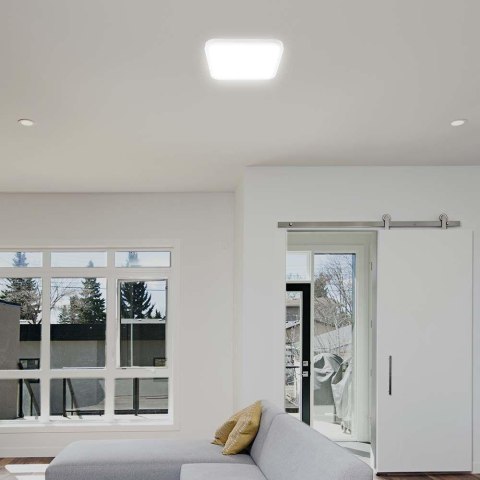Plafon V-TAC 48W LED SAMSUNG CHIP Kwadrat 42x42cm Natynkowy IP44 Biały VT-8630 4000K 5160lm 5 Lat Gwarancji