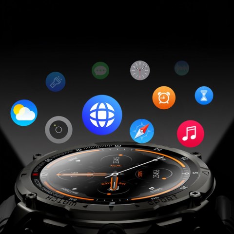 Smartwatch Kumi U5 Pro 170 trybów SPORT Czarny Smartwatch Kumi U5 Pro 170 trybów SPORT Czarny