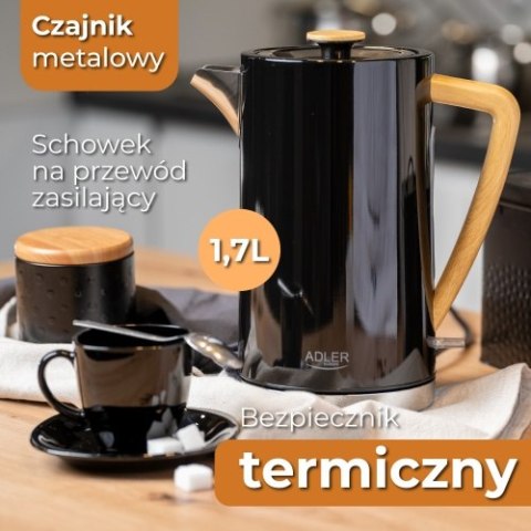 Adler Czajnik metalowy 1,7 L STRIX